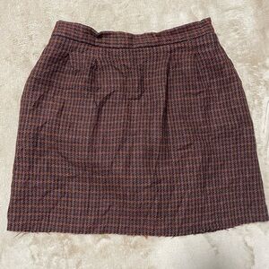 Vintage Lloyd Williams Skirt mini repurposed Wool 8